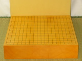 トウシンオリジナル/本榧柾目三寸卓上碁盤 新品(G146)